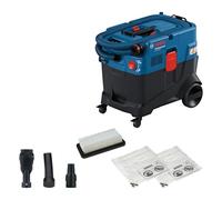 Bosch Professional Aspiratore universale GAS 400 A (1200 W, sistema pulizia filtro automatico (AFC), incl. filtro principale, tubo flessibile, adattatore PT, tubo curvo, 2 sacchetti per smaltimento)