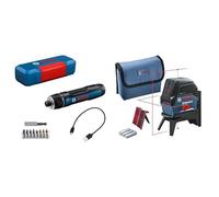 Bosch Professional avvitatore a batteria Bosch GO 3 & Bosch Professional Livella laser multifunzione GCL 2-15
