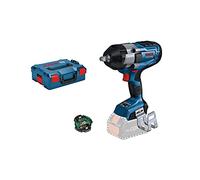 Bosch Professional BITURBO avvitatore a massa battente a batteria GDS 18V-1000 C (coppia ser. 1.000 Nm, coppia spun. 1.600 Nm, batt. e caricabatteria non incl., con mod. Connectivity, in L-BOXX 136)