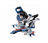Bosch Professional BITURBO GCM 18V-216 DC - Sega troncatrice a batteria, diametro lama 216 mm, modulo Bluetooth, blocco lama SDS, in cartone, Blu