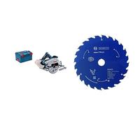 Bosch Professional BITURBO Sega circolare a batteria GKS 18V-68 C (senza batterie e caricabatterie, in L-BOXX 238) + Lama Per Sega Circolare Expert For Wood (Legno, 190 x 30 x 1.5 mm, Accessorio)
