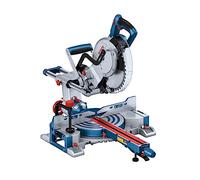 Bosch Professional BITURBO Troncatrice radiale a batteria GCM 18V-254 D (tagli fino a 90 x 305 mm, incl. 1 lama circ., 2 supporti per pezzo in lavorazione, sacco raccoglipolvere, dispos. di serraggio)