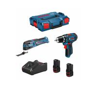 BOSCH Kit 12V B12GSRGOP2bat3a-40 (GSR 12V-15 + GOP 12V-28 + 2 x 3,0 Ah + GAL12V-40 + L-Boxx 102)