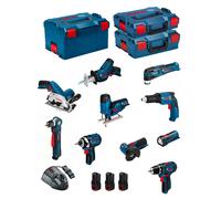 Bosch professional bosch kit 12v bmk10-28ad3(gsr12v-15+gdr12v-105+gks12v-26+gws12v-76+gst12v-70+gop12v-28+gsa12v-14+gwb 12v-10+gli12v-80+gtb12v-11) 0660989123611