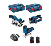 BOSCH Kit 12V BMK3-28AD2 (GKS 12V-26 + GST 12V-70 + GHO 12V-20 + 2 x 2,0 Ah + GAL1230CV + 2 x L-Boxx 136 )