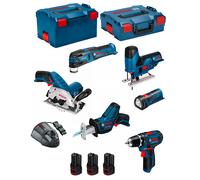 Bosch professional bosch kit 12v bmk6-28cd3 (gsr 12v-15+gks 12v-26+gst 12v-70+go