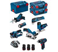 BOSCH Kit 12V BMK7-28FD3 (GSR 12V-15 + GKS 12V-26 + GST 12V-70 + GOP 12V-28 + GSA 12V-14 + GLI 12V-80 + GHO 12V-20 )