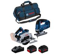 BOSCH Kit BK2023BAG (GKS 18V-57-2 + GST 18V-125 B + 2 x 8,0 Ah ProCORE + GAL18V-160 + HDBAG)