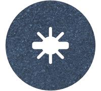 Bosch Professional Disco Abrasivo in Fibra (per Metallo, X-Lock, R574, Ø115 mm, Grana 24, Diametro Ø: 22.23 mm)