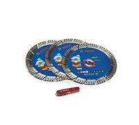 Bosch Professional Disco diamantato EXPERT MultiMaterial + Victorinox coltellini svizzeri Set (Calcestruzzo armato, Mattone, Ø 230 x 22,23 mm, Accessori Smerigliatrice Angolare Grande)