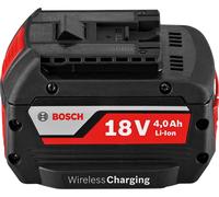 Bosch Professional GBA 18 V 4.0 Ah MW per C Wirless Charging batteria di ricambio, 1600 a00 C42