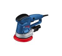 Bosch professional gex 34-150 levigatrice rotorbitale, diametro platorello 150 mm, foglio abrasivo c470 per legno, adattatore aspirazione, in scatola di cartone 4059952528922