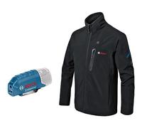 Bosch Abbigliamento riscaldabile GHJ 12+18V XA: adattatore batteria GAA 12V-21 Professional, tg.L Quantità:1