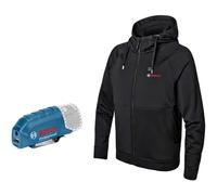 Bosch Professional Giubbotto riscaldabile GHH 12+18V XA (in dattatore per ricarica USB GAA 12V-21, senza batteria) - Taglia L