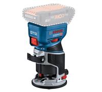 Bosch Professional GKF18V-8 Edge Router strumento nudo con adattatore antipol...