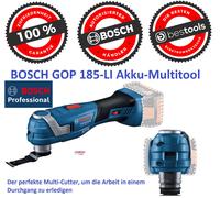 BOSCH® Professional GOP 185-LI 18V Il perfetto multiutensile multi-cutter⭐⭐⭐