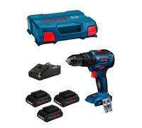 Bosch professional gsb18v-55 trapano avvitatore brushless con percussione +3 batterie 18v 4ah 4059952506005