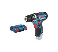Bosch Professional Gsr 12V-15 Fc Flexiclick System 12V System Trapano-Avvitatore a Batteria, con 1X Accessorio, Mandrino Autoserrante Gfa 12-B, Batteria e Caricabatteria Non Incluse, in L-Boxx