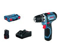 Bosch Professional Gsr 12V-15 Fc Flexiclick System 12V System Trapano-Avvitatore a Batteria, Include 2 Batterie da 2.0 Ah, Caricabatteria Rapido Gal 12V-40, Mandrino Autoserrante Gfa 12-B, in L-Boxx