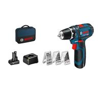 Bosch GSR 12V-15 Professional 1300 Giri/min 600 g Nero, Blu