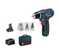 Bosch GSR 12V-15 Professional 1300 Giri/min 600 g Nero, Blu