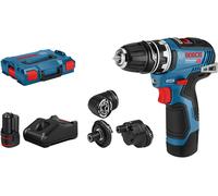 Bosch Professional GSR 12V-35 FC - Trapano Avvitatore a Batteria - 2 x 3,0 Ah Inclusi accessori