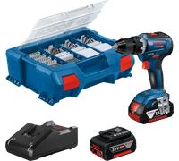 Bosch Professional GSR 18V-55 - Trapano Avvitatore a Batteria - 2 x 4,0 Ah Inclusi accessori