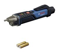 Bosch GVD 1000-17 - Misuratore di tensione senza contatto, IP67, doppia gamma 24-1000 V AC, torcia integrata, clip per cintura, testato CAT IV 1000 V