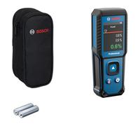 Bosch Professional Igrometro senza pin GMM 1-15 (non invasivo, misura 37 tipi di legno e 10 materiali da costruzione, protezione IP65, 2 batterie AA, custodia)