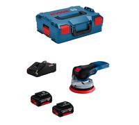 Bosch professional levigatrice roto-orbitale bosch gex 18v-125 (2 x 5,0 ah + gal18v-40 + l-boxx 136) 8435587920120