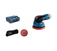 Bosch Professional Levigatrice rotoorbitale a batteria GEX 12V-125, 12V System (incl. platorello (125 mm), 1 carta abrasiva, sacchetto raccoglipolvere, senza batterie e caricabatterie, in L-BOXX 136)