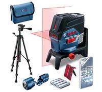 Bosch Professional Livella Laser GCL 2-50 C (laser rosso, da interno, con app, supporto, treppiede BT 150, raggio d’azione visibile: fino a 20 m, 4x batterie AA, confezione in cartone)