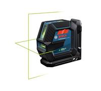 Bosch Professional Livella Laser GLL 2-15 G,laser verde, da interno, supporto LB 10, raggio d'azione visibile fino a 15 m, 4x batterie AA, confezione in cartone