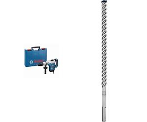 Bosch Professional Martello Perforatore GBH 5-40 DCE, Valigetta Professionale + Expert SDS Max-8X Punta per Martelli Perforatori per Calcestruzzo e Muratura, Grigio, 25 x 520 mm
