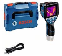 Bosch Professional Measurement Termocamera con sistema 12 V GTC 600 C (senza batteria e caricabatteria, intervallo di temperatura: da -20 °C a +600 °C, risoluzione: 256x192 px, in L-Boxx), Blu