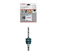 Bosch Professional Sega a Tazza for Wood & Metal (per Legno e Metallo, Ø 127 mm) + 1x Power Change Plus Adapter (Bussola 3/8“ esagonale, Punta HSS-G Ø 7.15 x 85 mm)