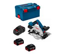 Bosch professional sega circolare bosch gks 18v-57 g (2 x 5,0ah + gal1880cv + l-boxx 238) 3165140781367