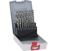 Bosch Metal Drill Set Hss-g Box 19 Pieces 1.0-10.0 Mm One Size Silver