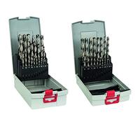 Bosch Professional Set da 25 Pezzi di punte per metallo HSS-G ProBox, rettificate, accessorio per trapano avvitatore e trapano a colonna & Professional Set Da 19 Pezzi Di Punte