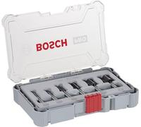 Bosch Professional Set di 6 frese per legno (per fresatrice verticale con codolo da 1/4 pollici)
