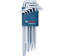 Bosch Professional Set di Chiavi a Brugola - 9 Pezzi - Torx