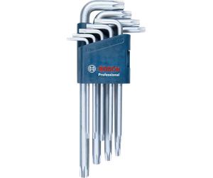 Bosch Professional Set di Chiavi a Brugola - 9 Pezzi - Torx