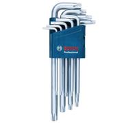 Bosch Professional Set di Chiavi Angolari Torx da 9 Pz (10,0 Set da 9 pezzi Torx