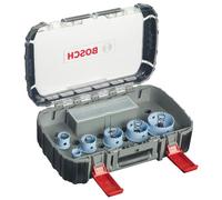 Bosch Professional Set di seghe da 9 pz. a tazza Special for Sheet Metal (per metalli e acciaio inox, Ø 22-64 mm, Accessorio Foratrice)