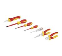 Bosch Professional Set di utensili manuali VDE misto, con tester di fase monopolo, 7 pezzi