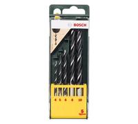Bosch Professional Set punte per legno 5 pezzi 4-10 mm