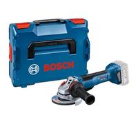 Bosch Professional Smerigliatrice angolare a batteria GWS 18V-10 P (incl. impugn. suppl.,cuffia di prot.,dado di serraggio rapido, flangia di montaggio,inserto L-BOXX, L-BOXX, senza batt./caricabatt.)