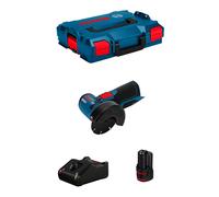Bosch professional smerigliatrice bosch gws 12v-76 (1 x 3,0 ah + gal12v-40 + l-boxx 102) 8435587905721