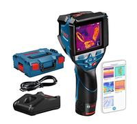 Bosch Professional Termocamera con sistema 12 V GTC 600 C (1 batteria da 12 V, con funzione app, intervallo di temperatura: da -20 °C a +600 °C, risoluzione: 256x192 px, in L-Boxx)