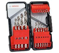 Bosch Set di punte per metallo HSS-G Toughbox, 18 pz. DIN 338 135° Quantità:1